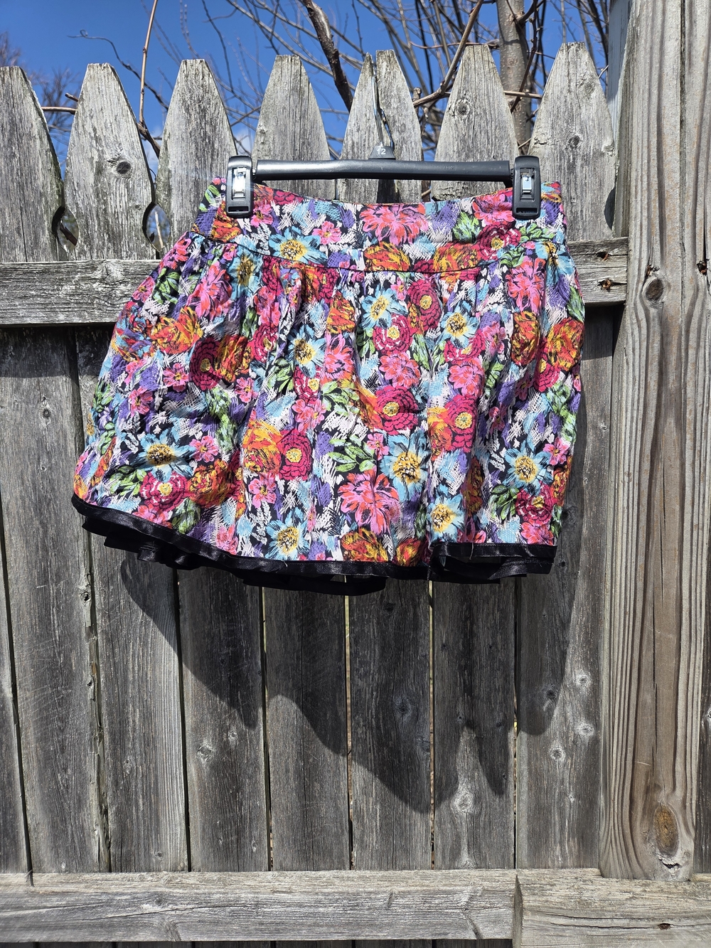 Forever 21 Multicolor Floral Mini Skirt